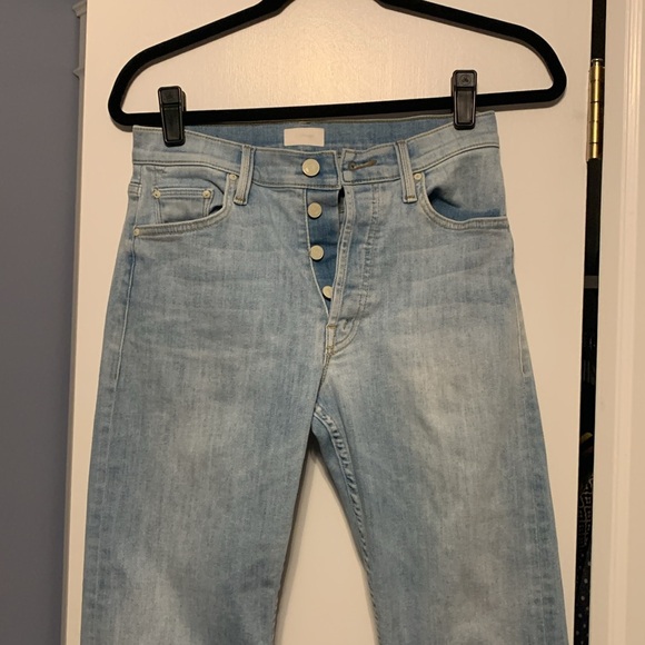 MOTHER the tomcat jeans, button fly, cropped length, color: It’s Kinda My Thing - Picture 6 of 8